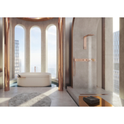 Półka Czerwony Złoty Szczotkowany Suite Wanna i Umywalki AXOR 42006310