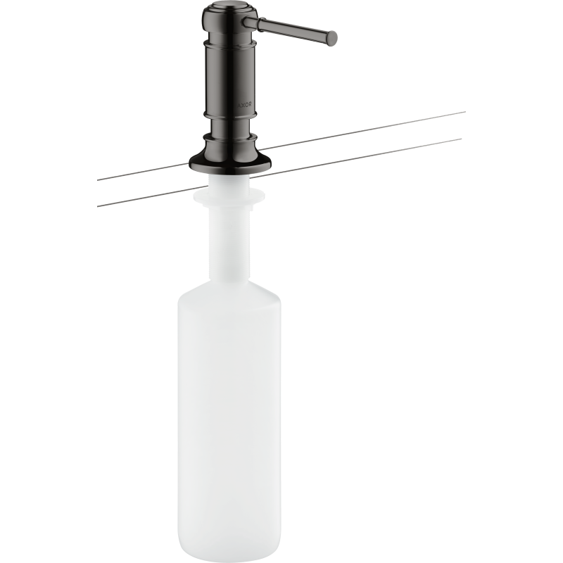Dozownik płynu do naczyń / mydła w płynie Czarny Chrom Polerowany Montreux AXOR 42018330