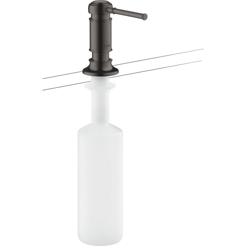 Dozownik płynu do naczyń / mydła w płynie Czarny Chrom Szczotkowany Montreux AXOR 42018340