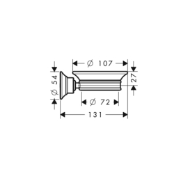 Mydelniczka Nikiel Polerowany Montreux AXOR 42033830