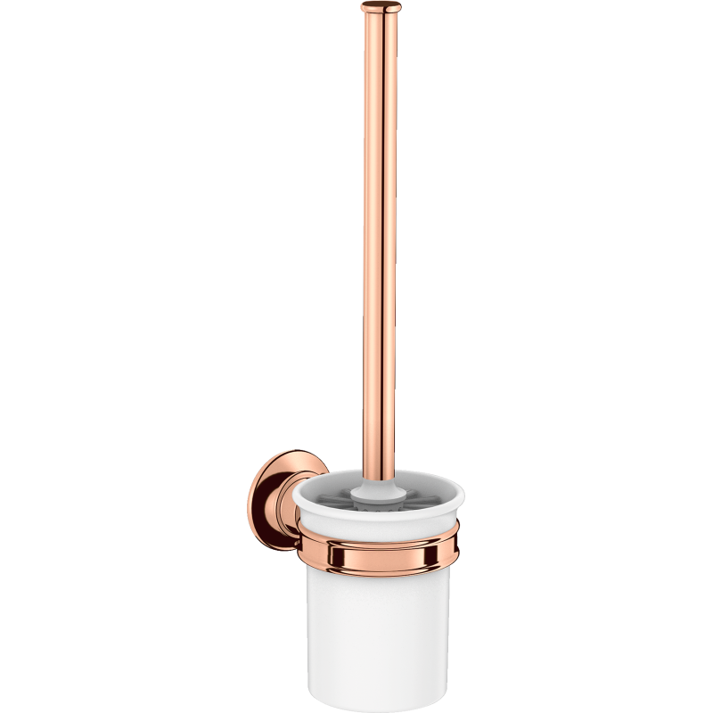 Szczotka do WC z pojemnikiem, ścienna Czerwony Złoty Polerowany Montreux AXOR 42035300