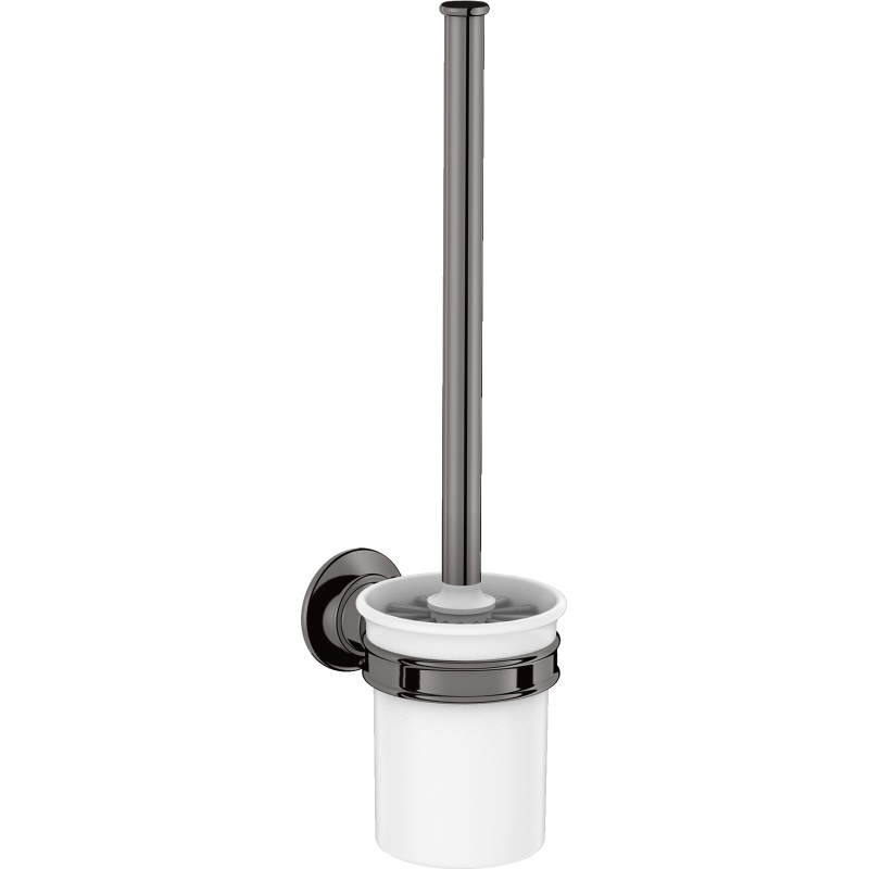 Szczotka do WC z pojemnikiem, ścienna Czarny Chrom Polerowany Montreux AXOR 42035330