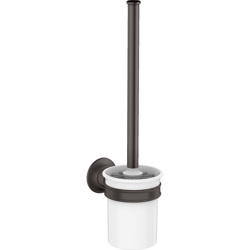 Szczotka do WC z pojemnikiem, ścienna Czarny Chrom Szczotkowany Montreux AXOR 42035340