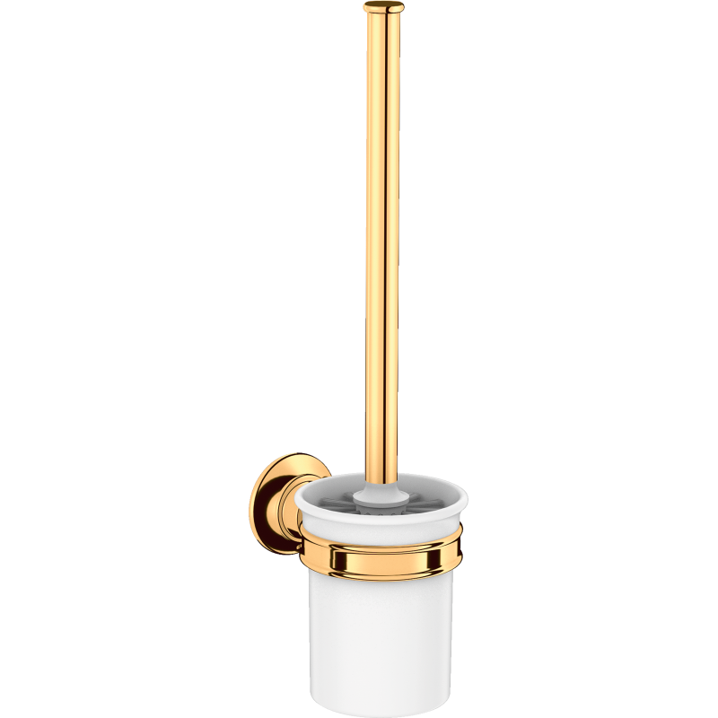 Szczotka do WC z pojemnikiem, ścienna Złoty Optyczny Polerowany Montreux AXOR 42035990