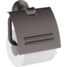 Uchwyt na papier toaletowy z osłoną Czarny Chrom Szczotkowany Montreux AXOR 42036340