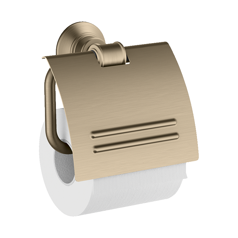 Uchwyt na papier toaletowy z osłoną Nikiel Szczotkowany Montreux AXOR 42036820