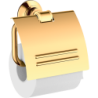 Uchwyt na papier toaletowy z osłoną Złoty Optyczny Polerowany Montreux AXOR 42036990