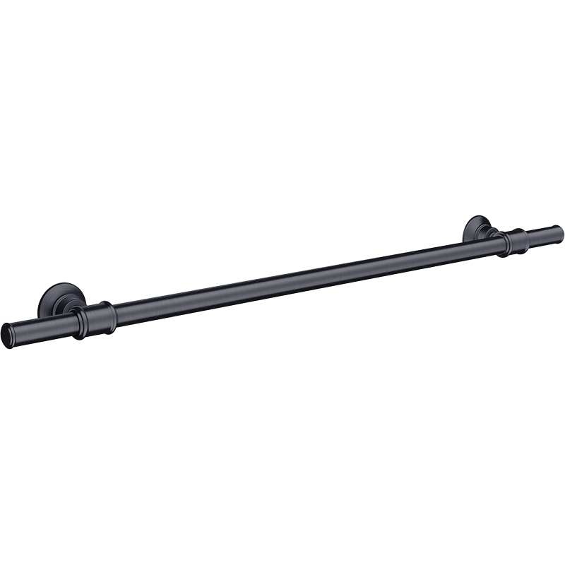 Wieszak na ręcznik kąpielowy 600 mm Czarny Chrom Szczotkowany Montreux AXOR 42060340