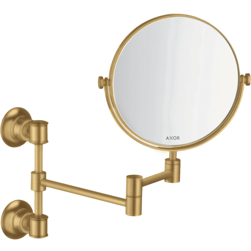 Lusterko kosmetyczne Złoty Optyczny Szczotkowany Montreux AXOR 42090250