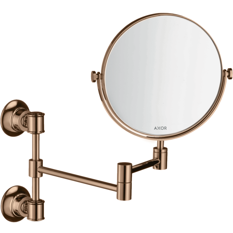 Lusterko kosmetyczne Czerwony Złoty Polerowany Montreux AXOR 42090300