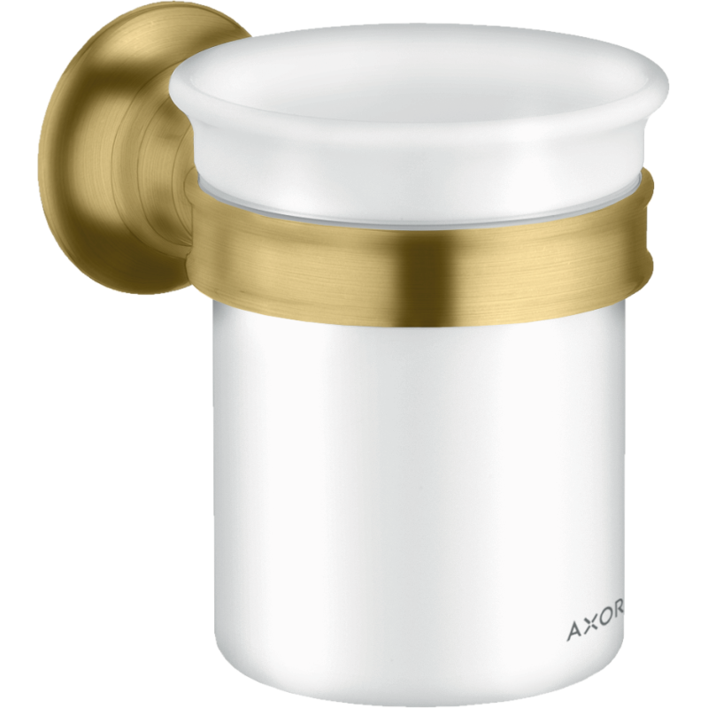 Kubek na szczoteczki do zębów Złoty Optyczny Szczotkowany Montreux AXOR 42134250