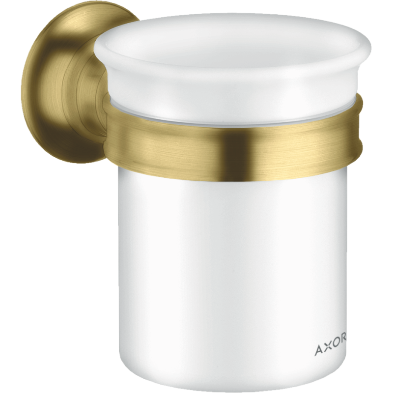 Kubek na szczoteczki do zębów Mosiądz Szczotkowany Montreux AXOR 42134950