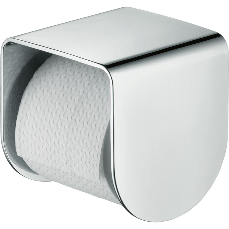 Uchwyt na papier toaletowy z półką Stal Szlachetna Optyczna Universal Softsquare AXOR 42436800
