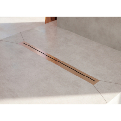 Element zewnętrzny odpływu liniowego 900, montaż odsunięty od ściany Czerwony Złoty Szczotkowany Drain AXOR 42522310