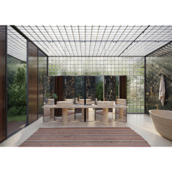 Element zewnętrzny odpływu liniowego 1000, montaż odsunięty od ściany Brąz Szczotkowany Drain AXOR 42523140