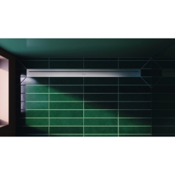 Element zewnętrzny odpływu liniowego 1000, montaż odsunięty od ściany Stal Szlachetna Szczotkowana Drain AXOR 42523800