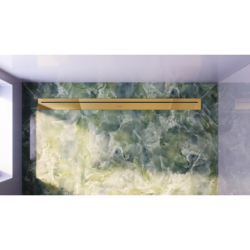 Element zewnętrzny odpływu liniowego 1000, montaż odsunięty od ściany Złoty Optyczny Polerowany Drain AXOR 42523990