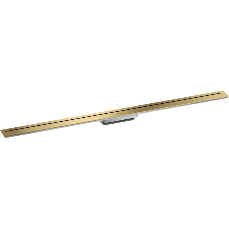 Element zewnętrzny odpływu liniowego 1200, montaż odsunięty od ściany Złoty Optyczny Szczotkowany Drain AXOR 42524250