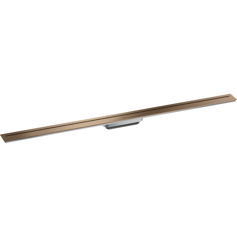 Element zewnętrzny odpływu liniowego 1200, montaż odsunięty od ściany Czerwony Złoty Szczotkowany Drain AXOR 42524310