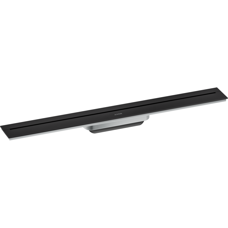 Element zewnętrzny odpływu liniowego 700, montaż przyścienny Czarny Matowy Drain AXOR 42525670