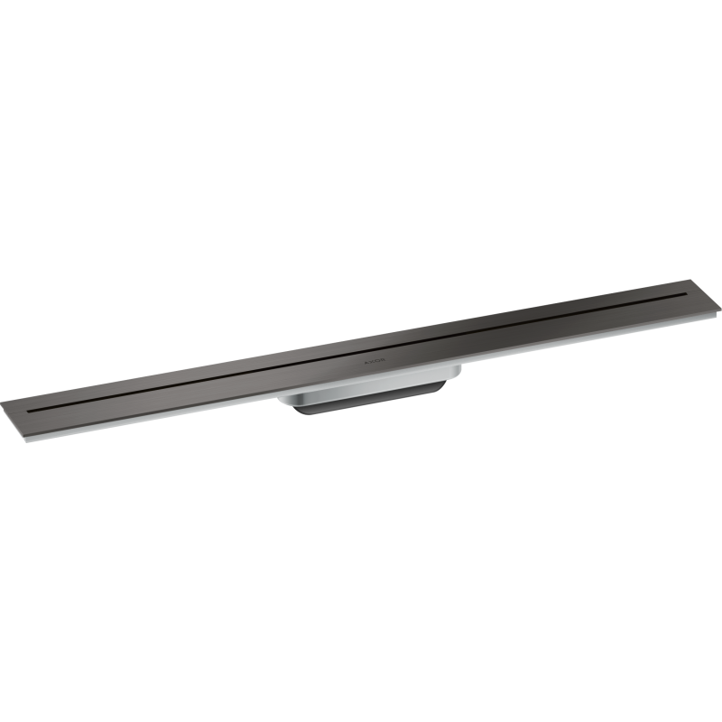 Element zewnętrzny odpływu liniowego 800, montaż przyścienny Czarny Chrom Szczotkowany Drain AXOR 42526340