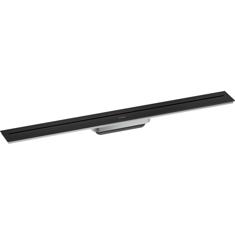 Element zewnętrzny odpływu liniowego 800, montaż przyścienny Czarny Matowy Drain AXOR 42526670