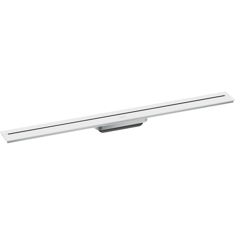 Element zewnętrzny odpływu liniowego 900, montaż przyścienny Biały Matowy Drain AXOR 42527700