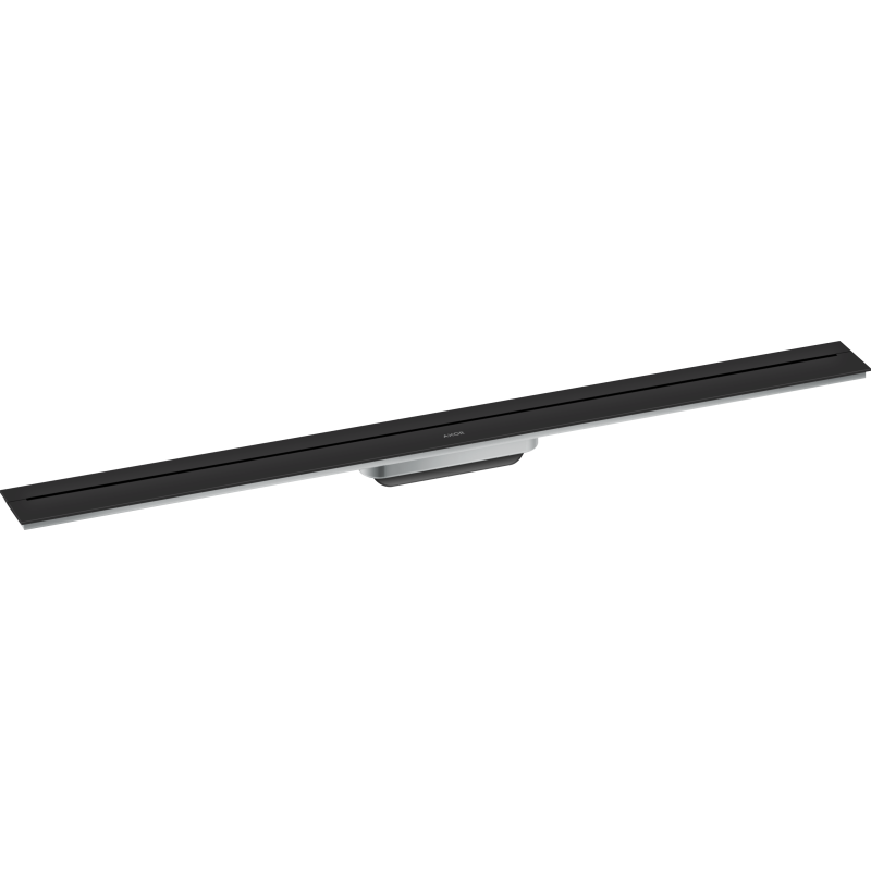 Element zewnętrzny odpływu liniowego 1000, montaż przyścienny Czarny Matowy Drain AXOR 42528670