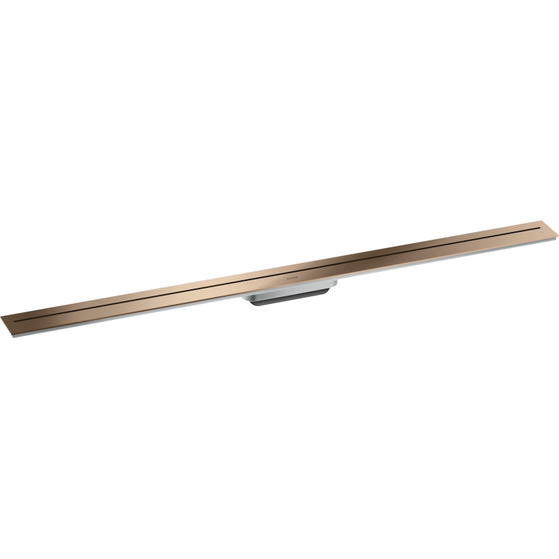 Element zewnętrzny odpływu liniowego 1200, montaż przyścienny Czerwony Złoty Polerowany Drain AXOR 42529300