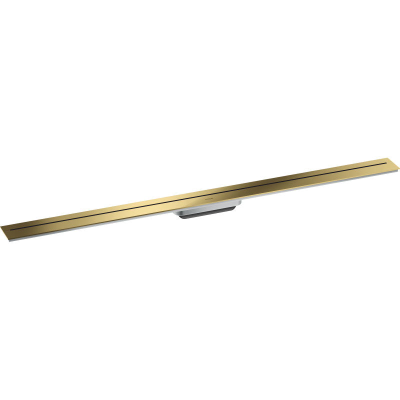 Element zewnętrzny odpływu liniowego 1200, montaż przyścienny Złoty Optyczny Polerowany Drain AXOR 42529990