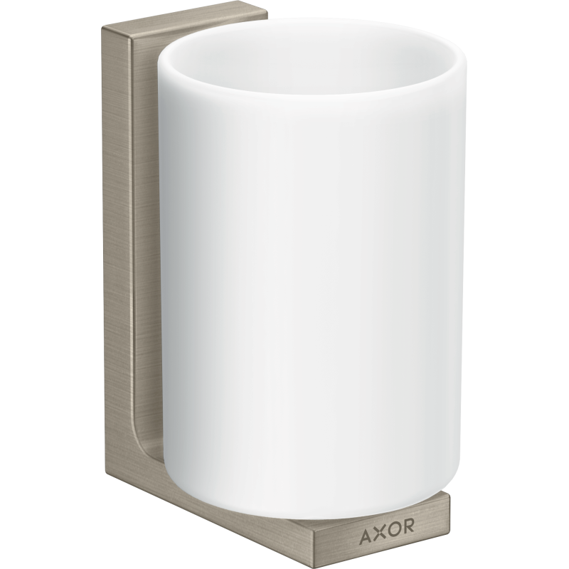 Kubek na szczoteczki do zębów Nikiel Szczotkowany Universal Rectangular AXOR 42604820