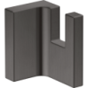 Haczyk na ręcznik Czarny Chrom Szczotkowany Universal Rectangular AXOR 42611340
