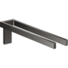Wieszak na ręczniki, 2-ramienny Czarny Chrom Polerowany Universal Rectangular AXOR 42622330