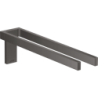 Wieszak na ręczniki, 2-ramienny Czarny Chrom Szczotkowany Universal Rectangular AXOR 42622340