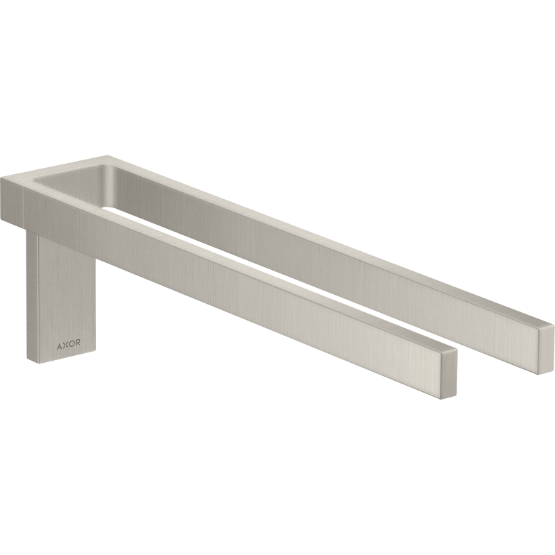 Wieszak na ręczniki, 2-ramienny Stal Szlachetna Optyczna Universal Rectangular AXOR 42622800
