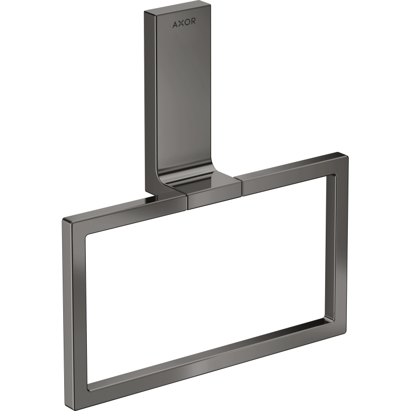 Wieszak na ręcznik typu Ring Czarny Chrom Polerowany Universal Rectangular AXOR 42623330