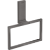 Wieszak na ręcznik typu Ring Czarny Chrom Szczotkowany Universal Rectangular AXOR 42623340