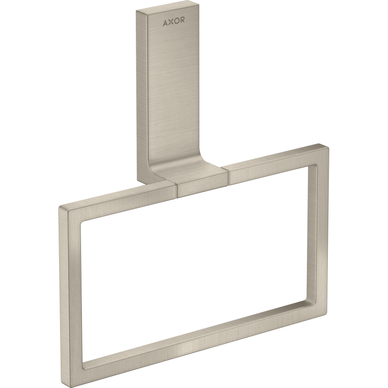 Wieszak na ręcznik typu Ring Nikiel Szczotkowany Universal Rectangular AXOR 42623820