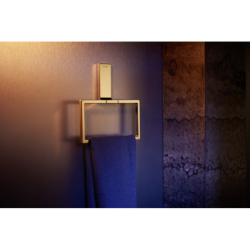 Wieszak na ręcznik typu Ring Złoty Optyczny Polerowany Universal Rectangular AXOR 42623990