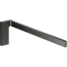 Wieszak na ręcznik, 1-ramienny Czarny Chrom Polerowany Universal Rectangular AXOR 42626330