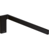 Wieszak na ręcznik, 1-ramienny Czarny Matowy Universal Rectangular AXOR 42626670