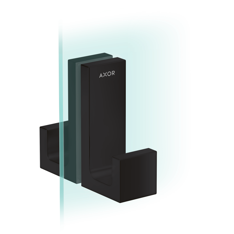 Uchwyt drzwi prysznicowych Czarny Matowy Universal Rectangular AXOR 42639670