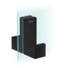 Uchwyt drzwi prysznicowych Czarny Matowy Universal Rectangular AXOR 42639670