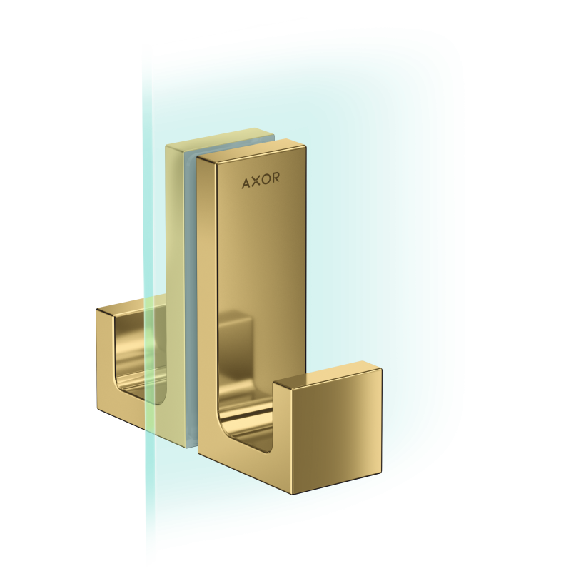 Uchwyt drzwi prysznicowych Złoty Optyczny Polerowany Universal Rectangular AXOR 42639990