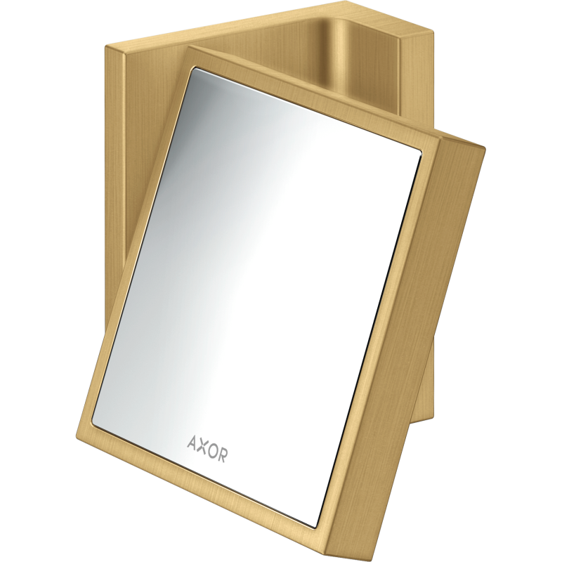 Lusterko kosmetyczne Złoty Optyczny Szczotkowany Universal Rectangular AXOR 42649250