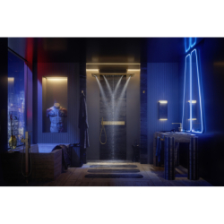 Lusterko kosmetyczne Złoty Optyczny Polerowany Universal Rectangular AXOR 42649990