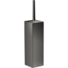 Szczotka do WC z pojemnikiem, ścienna Czarny Chrom Polerowany Universal Rectangular AXOR 42655330
