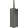 Szczotka do WC z pojemnikiem, ścienna Czarny Chrom Szczotkowany Universal Rectangular AXOR 42655340