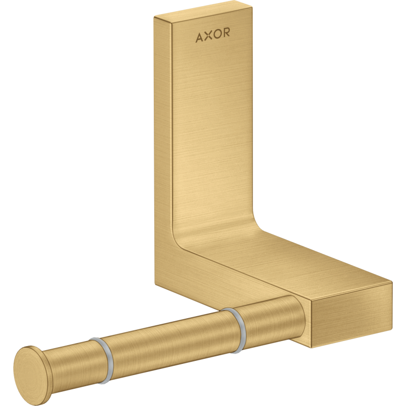 Uchwyt na papier toaletowy Złoty Optyczny Szczotkowany Universal Rectangular AXOR 42656250