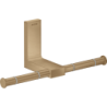 Uchwyt na papier toaletowy, podwójny Brąz Szczotkowany Universal Rectangular AXOR 42657140